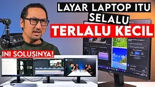 Layar Laptop Itu Selalu Kekecilan! Ini Solusinya: Tambah Layar! feat. LG 24MR400