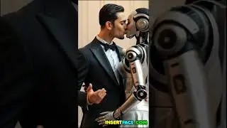 Man Marries Robot Bride 💍🤖 Sci-Fi Wedding. AI Video  #ai #love #bride #wedding