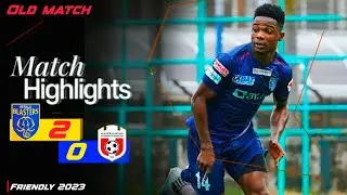 Kerala blasters Vs Al Jazirah Al Hamra Match Highlights 2023 | Pre-Season Friendly UAE 2023 |sj cutz
