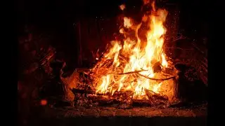🔥 Real Fireplace Sounds | Crackling Fire for Deep Sleep