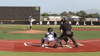 Thousand Oaks High School Baseball - Daniel Morge - Strikeout Looking vs. Newbury Park - 4-27-2022