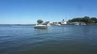 Boats on the Genesee River at Lake Ontario Charlotte Rochester NY