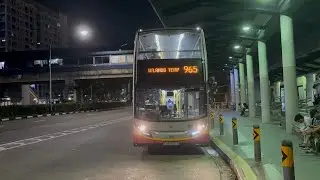 Tower Transit SG Alexander Dennis Enviro500 MMC (Batch 1) SMB3591B on Service 965 at Bus Stop 46779