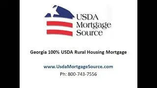 Georgia 100% USDA Rural Housing Mortgage