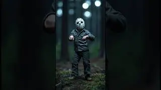 Джейсон Вурхис решил потанцевать... #neuroworld  #танцы #тренды #shorts #пикачу #dance