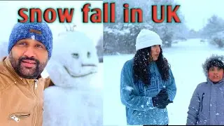 First heavy snow fall in 2021| January winter snowfall in Uk | Snow in Leicestershire England 2022