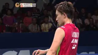 BCA Indonesia Open 2015 | Badminton F M3-MS | K. Momota vs J. O Jorgensen