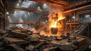 Inside a Military Tank Recycling Plant &ndash; The Powerful Way Armor Is Melted Down