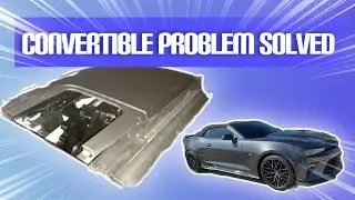 CONVERTIBLE CAMARO SS ISSUE SOLVED