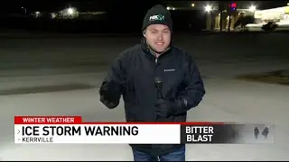 LATEST WEATHER | Below freezing temps cover cars and roads in ice