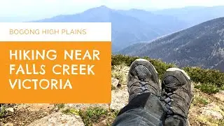 Hiking near Falls Creek Victoria - Bogong High Plains