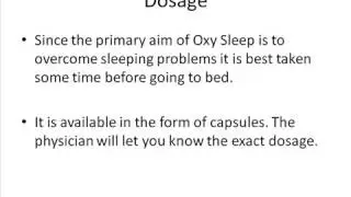 Oxy Sleep Review