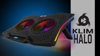 KLIM Halo | Refroidisseur PC Portable | Finie la Surchauffe