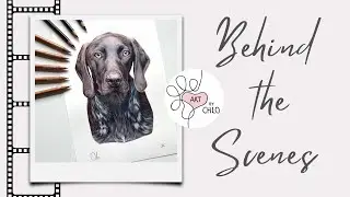 Realistic Dog Pencil Drawing with Lofi Music | Behind the Scenes of Drawing Obi's Portrait