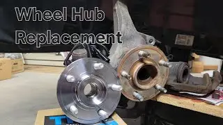 Jeep Liberty front wheel hub assembly replacement