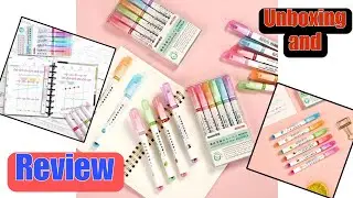 Liner roller curve pens review/designer rolling pen for border making / how to make designer borders