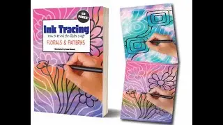 Ink Tracing Art Book: Floral & Pattern Reveal by Anne Manera