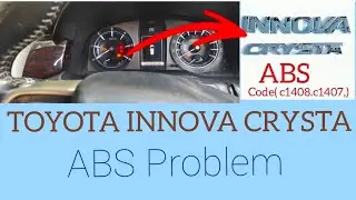 #c1408#c1407# Innova# crysta Abs problem #c1408#c1407 solved problem in car telugu video