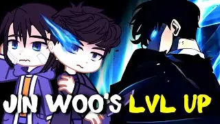 Past Solo Leveling React To Jin Woo's Lvl Up | Gacha Club | Gacha React [ENG/RU]