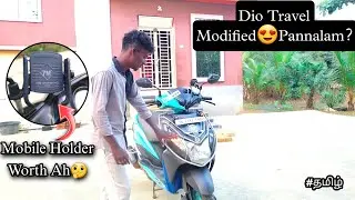 Dio Travel Modified😍 Pannalam? |Low Budget Trip Modified| in tamil      #diomodified #travel