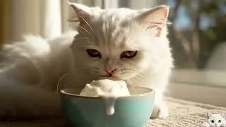 ASMR Cat Eating Ice Cream #cat #catmukbangasmr #cutecat #funnycats #catasmr #cateating 