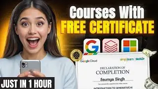 Top 6 Courses With Free Certificate/Part Time Work/Learning Skills/Good Stipend 🔥