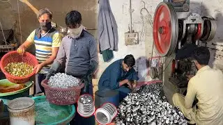 Inside Factory: LED Bulb Holder Screw Shell Mass Production | Electrical Components Manufacturing
