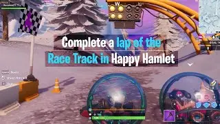 Where / How to Complete a lap of the Race Track in Happy Hamlet