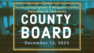 Susan Cunningham & Maureen Coffey Swearing-In Ceremony