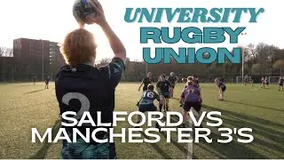 University Rugby Union: Salford vs Manchester 3's [FULL GAME]