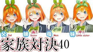 【五等分の花嫁】家族でコピック模写対決40（中野四葉）