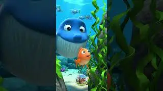 The Gentle Whale &ndash; A whale helps lost fish find home. #animals #3danimation #cuteanimals