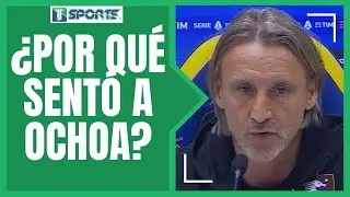 EXPLICA DT del US Salernitana POR QU&Eacute; MAND&Oacute; a Guillermo Ochoa a la BANCA en la DERROTA ante Verona