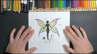 Como dibujar un hada 🧚 paso a paso 5 | How to draw a fairy 🧚 5
