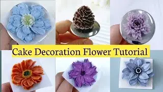 Immersive Cake Decoration Flower Tutorial  Popular cake recomendation #cake #viralvideo