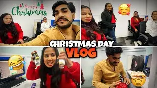 Secret Santa Dhamaka! 🎅 Office Team Ke Saath Itni Masti Aur Gifts! 😊#vlog #vlogs #vlogger #vlogging 