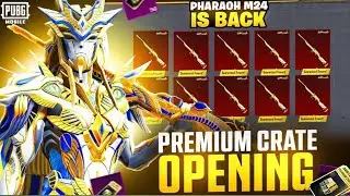 Pubg Mobile Best Premium Create Opening With M24 Pharaohs Might || Pubg Mobile Create Opening