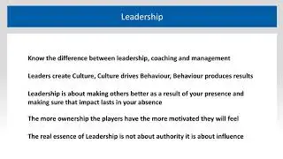 Building your Leadership philosophy 3
