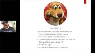 BSidesGVL 2020 - Leo Pate III - 