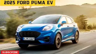 НОВИНКА! Ford Puma EV 2025 года | Более подробный обзор этого небольшого кроссовера!