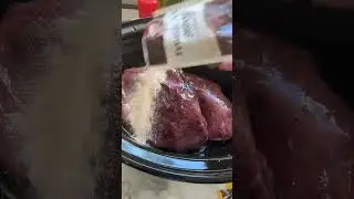 Easy Crockpot Deer Roast