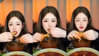 ASMR SPICY CRAB MUKBANG (EXTREME HEAT) 🦀🔥 KRABBEN ESSEN | BIG BITES & CHILLI OIL DIP 🌶️