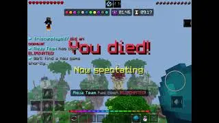 Hive Skywars with a 1000 Ping