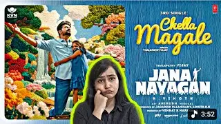 Jana Nayagan &ndash; Chella Magale lyrical video Reaction | Thalapathy  | Pooja | H Vinoth | Anirudh | 