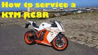 How to Service a KTM RC8R (10,000Km service)