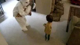 Easter bunny Visits home of 3 1/2 yr old boy 2010