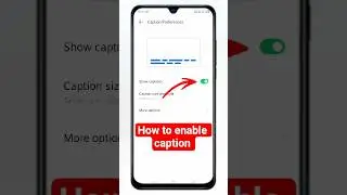 How to Enable Captions on Android | Easy Accessibility Setting&lrm; #shorts