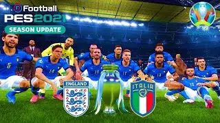 PES 2021 - Italy vs England - Euro 2020 Final @Wembley Stadium - London | Gameplay PC