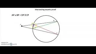Intersecting secants proof