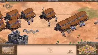 AoE2: 1v1 Quick Deathmatch (Early Pressure with the Huns)